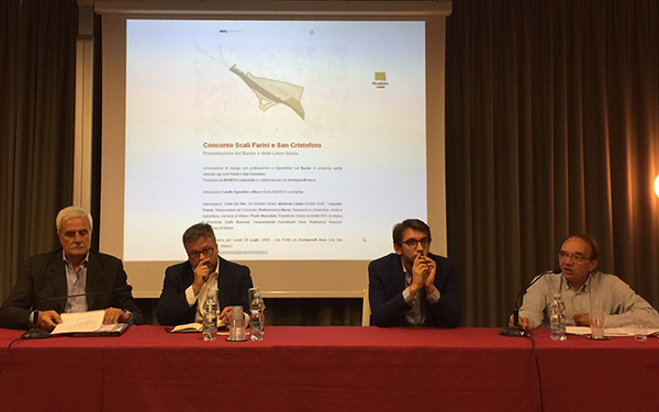 Carlo Rusconi, Marco Cerri, Pierfrancesco Maran e Camillo Agnoletto