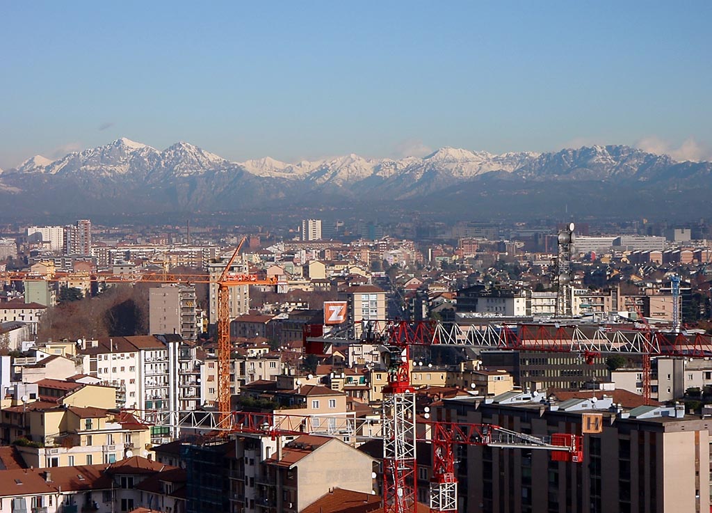 Un’immagine dalla Torre Unipol del nord Milano – Foto autore articolo